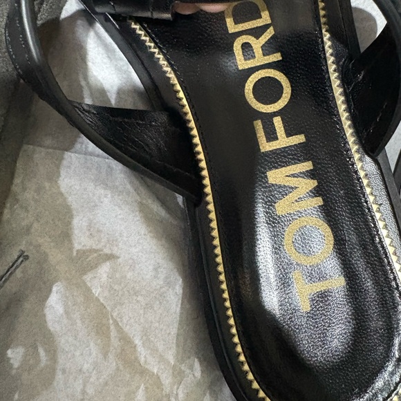 Tom Ford Black Slide Sandals - Picture 6 of 10